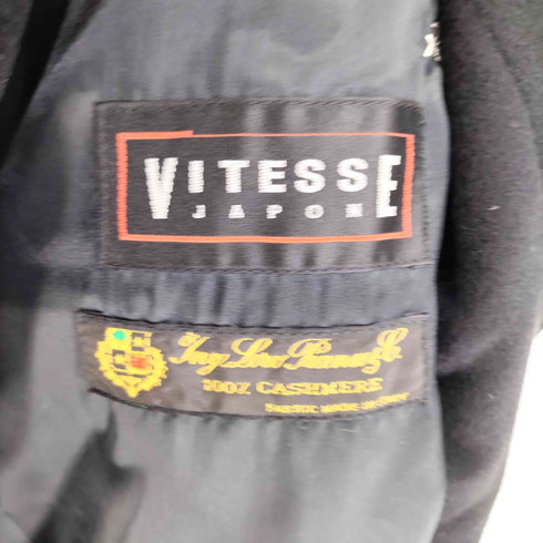 ロロピアーナ Loro Piana VITESSE カシミヤ100 比翼ステンカラーコート メンズ A5