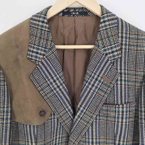 ダックス DAKS ガンパッチ ウールテーラードジャケット メンズ 175