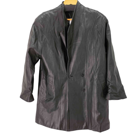 ラムレザーカーコート メンズ