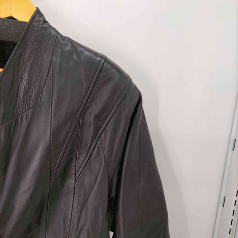 ラムレザーカーコート メンズ