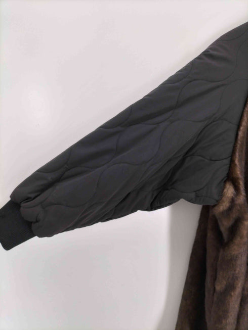 ラインヴァンド LEINWANDE 20AW フェイクファーキルティングコート メンズ FREE