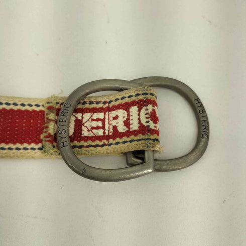 ヒステリックグラマー HYSTERIC GLAMOUR STRIPE LOGO テープベルト メンズ
