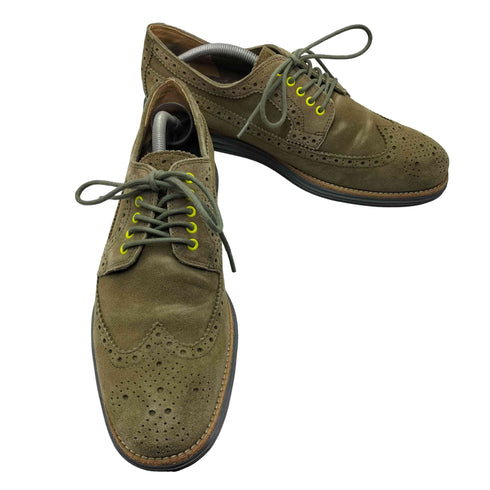 コールハーン COLE HAAN Lunargrand Wing Tip ルナグランド クードゥー スウェード ウイングチップ シューズ メンズ UK:10