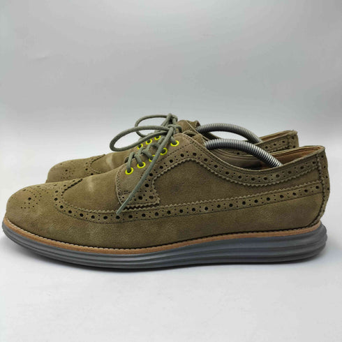 コールハーン COLE HAAN Lunargrand Wing Tip ルナグランド クードゥー スウェード ウイングチップ シューズ メンズ UK:10
