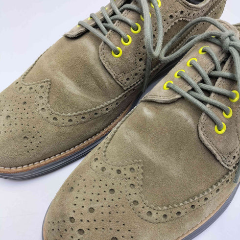 コールハーン COLE HAAN Lunargrand Wing Tip ルナグランド クードゥー スウェード ウイングチップ シューズ メンズ UK:10