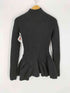 ジョンローレンスサリバン JOHN LAWRENCE SULLIVAN RIBBED PEPLUM HI-NECK KNIT SWEATER レディース OS