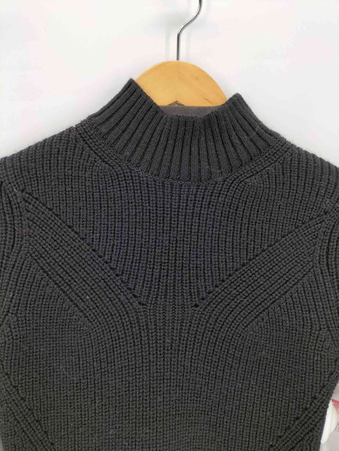 ジョンローレンスサリバン JOHN LAWRENCE SULLIVAN RIBBED PEPLUM HI-NECK KNIT SWEATER レディース OS