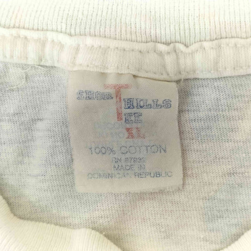 SHORTHILLS 90S 刺繍デザインプリントクルーネックS/S Tシャツ メンズ JPN:XL