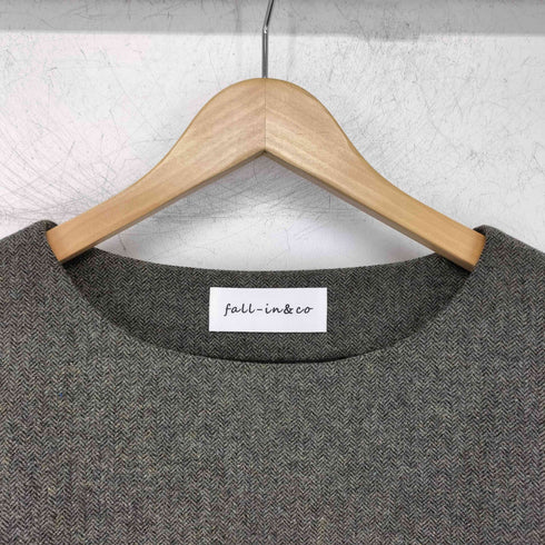 fall-in&co ウールプルオーバーワンピース レディース