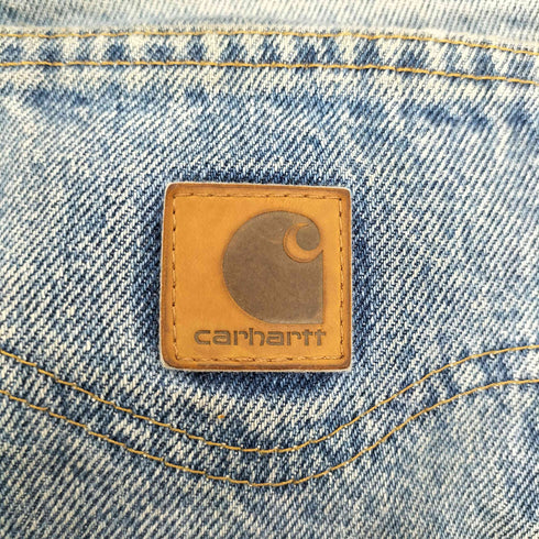 カーハート Carhartt 5ポケット ジップフライ テーパード デニム パンツ メンズ