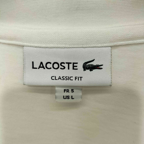 ラコステ LACOSTE アウトラインクロッククルーネックTシャツ メンズ import:L
