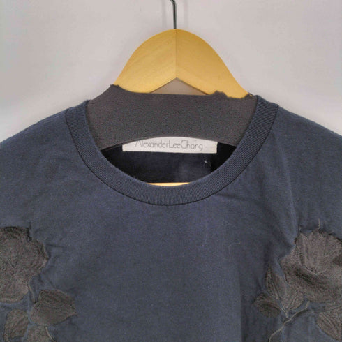 アレキサンダーリーチャン AlexanderLeeChang 刺繍デザインクルーネックS/S Tシャツ メンズ JPN:4