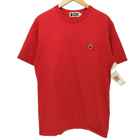 アベイシングエイプ A BATHING APE APE HEAD ONE POINT RELAXED FIT POCKET TEE メンズ JPN:L