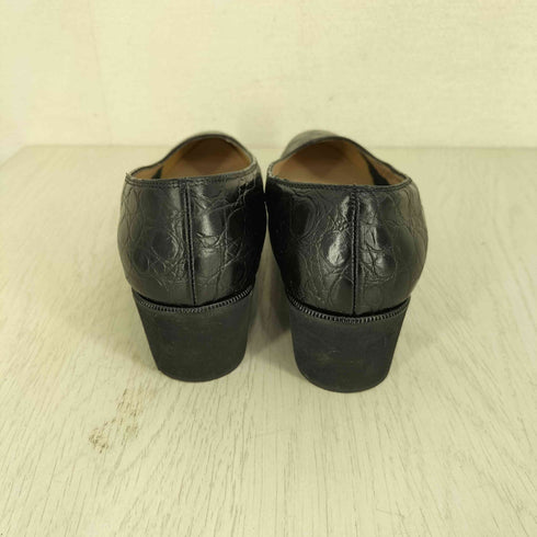 サルヴァトーレフェラガモ Salvatore Ferragamo 型押し パンプス レディース 5 1/2
