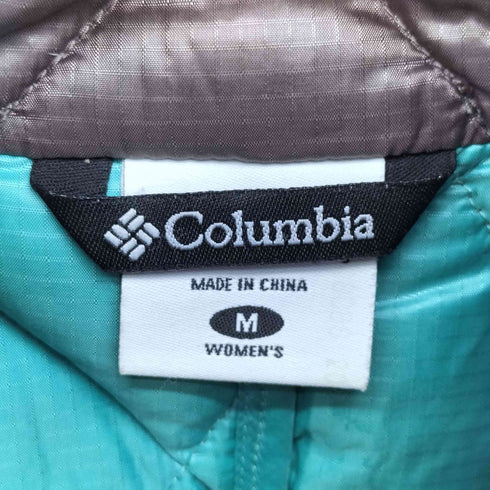 コロンビア Columbia ロゴ刺繍 キルティング シェイプ ダウン ジャケット レディース import:M