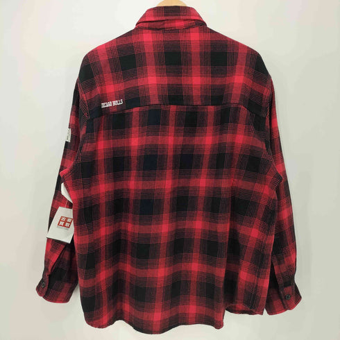 ベイフロー BAYFLOW チェック柄 背面チームロゴ刺繍 ロングスリーブネルシャツ メンズ JPN:3