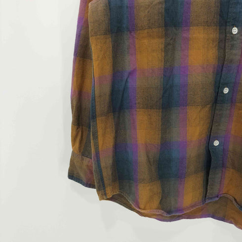 ジャーナルスタンダード JOURNAL STANDARD 23AW オンブレーチェック フランネル レギュラーシャツ2 メンズ JPN:M