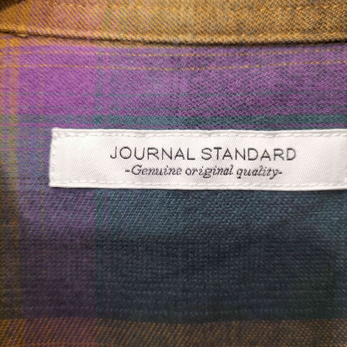 ジャーナルスタンダード JOURNAL STANDARD 23AW オンブレーチェック フランネル レギュラーシャツ2 メンズ JPN:M