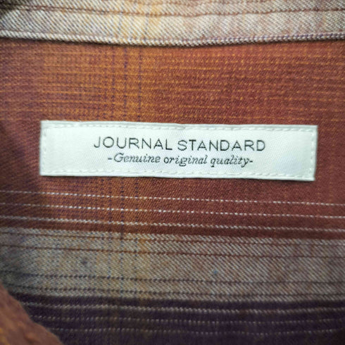 ジャーナルスタンダード JOURNAL STANDARD 23AW オンブレーチェック フランネル レギュラーシャツ2 メンズ JPN:M