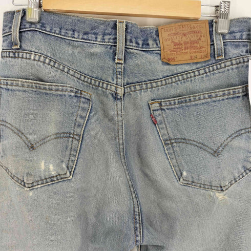 リーバイス Levis 90S コロンビア製 ボタン裏刻印748 505 紙パッチ 5ポケット ジップフライ ストレート デニムパンツ 99年製 黒文字 メンズ W34L34