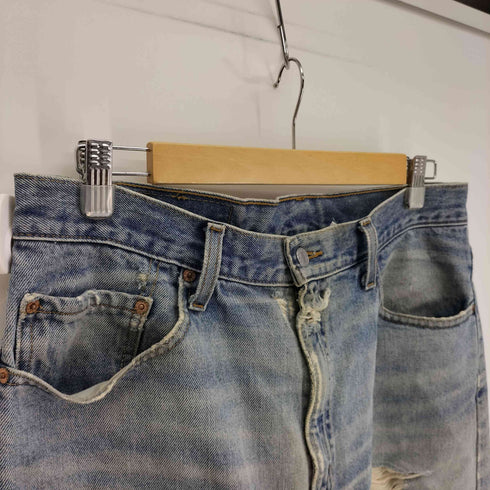 リーバイス Levis 90S コロンビア製 ボタン裏刻印748 505 紙パッチ 5ポケット ジップフライ ストレート デニムパンツ 99年製 黒文字 メンズ W34L34