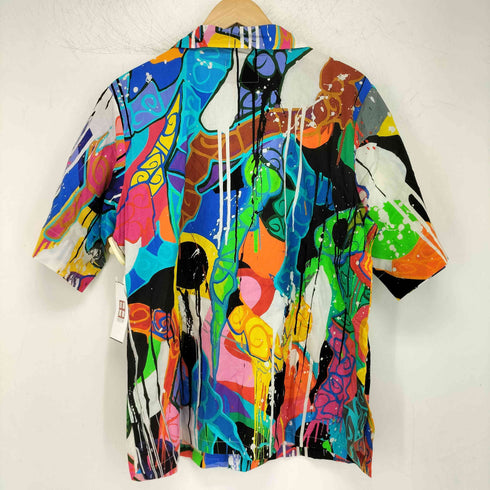 アニエスベー agnes b. jonone 総柄 オープンカラーシャツ メンズ JPN:3