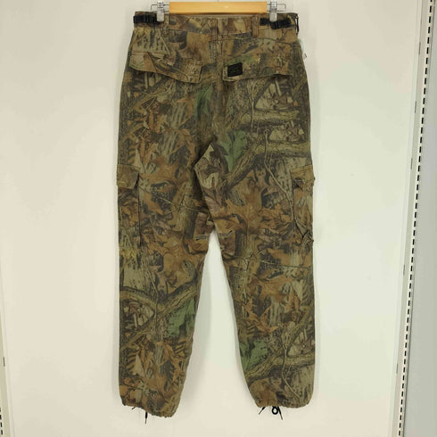 リバティ LIBERTY 90S USA製 迷彩柄 リアルツリーカモ サイドアジャスター ドローコード 50/50 ポリコットン カーゴ パンツ メンズ