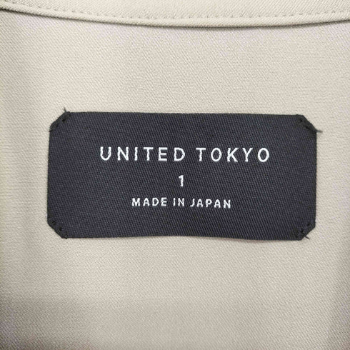 ユナイテッドトウキョウ UNITED TOKYO ベルテッドトレンチワンピ レディース JPN:1