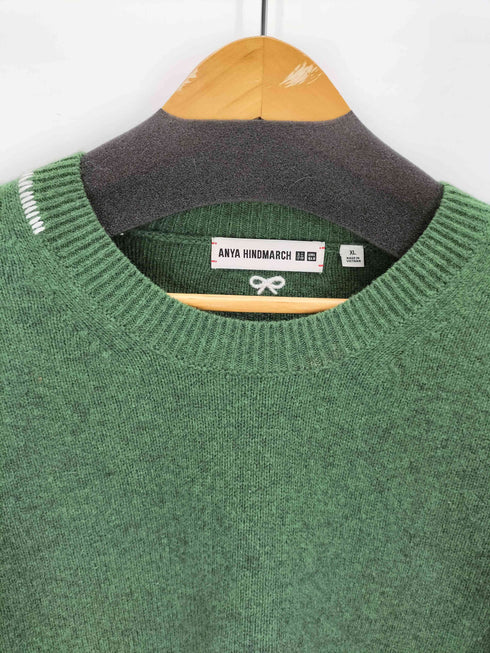 ユニクロ UNIQLO プレミアムラム クルーネックセーター レディース JPN:XL