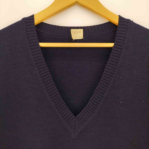 セントジェームス SAINT JAMES 70-80s フランス軍 納入 Vネック セーター メンズ 184/86 112