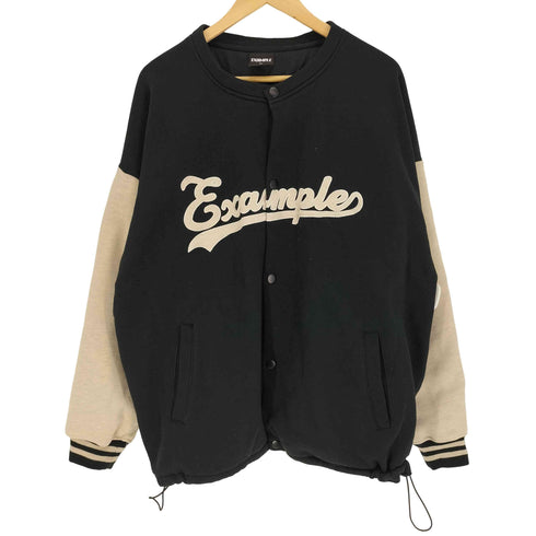 イグザンプル EXAMPLE 23AW SWEAT COLLARLESS JACKET スウェット カラーレス ジャケット スタジャン メンズ JPN:XL