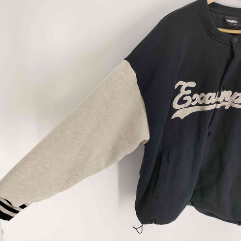 イグザンプル EXAMPLE 23AW SWEAT COLLARLESS JACKET スウェット カラーレス ジャケット スタジャン メンズ JPN:XL