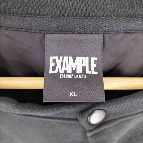 イグザンプル EXAMPLE 23AW SWEAT COLLARLESS JACKET スウェット カラーレス ジャケット スタジャン メンズ JPN:XL