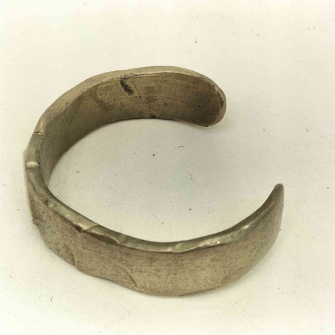 ルーン文字刻印 シルバー ビンテージバングル メンズ