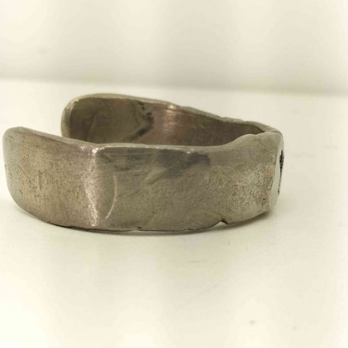 ルーン文字刻印 シルバー ビンテージバングル メンズ