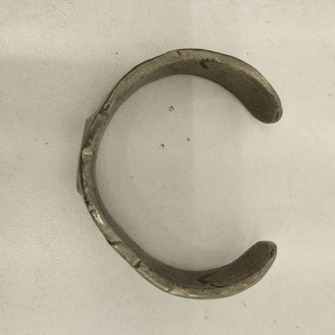 ルーン文字刻印 シルバー ビンテージバングル メンズ