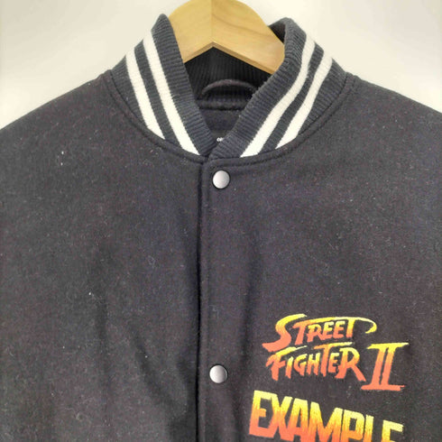 イグザンプル EXAMPLE 23AW 別注 FIGHTER STADIUM JACKET ファイター スタジアム ジャケット スタジャン メンズ JPN:L