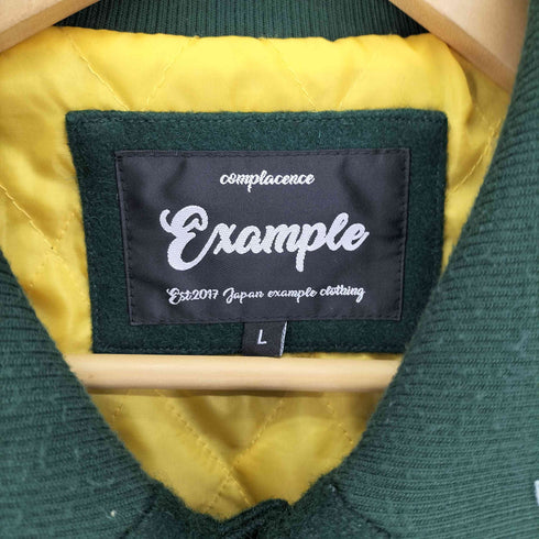 イグザンプル EXAMPLE 21AW WITH YOU MELTON STADIUM COAT ウィズユー メルトン スタジアム コート スタジャン メンズ JPN:L