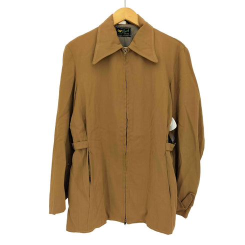 Fineh Sportswear 40-50s CONMARジップ ダブルジップ サイドアジャスター ギャバジン スイングトップ メンズ