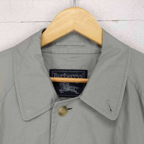 バーバリーズ BURBERRYS コットン100 比翼ステンカラーコート メンズ 160