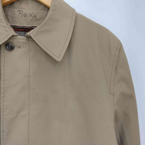 CasualCraft 70-80s 裏地ボアライナー 比翼 ステンカラーコート メンズ 38