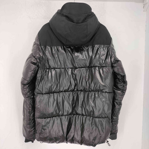 ザラ ZARA コントラスト パフジャケット シャイニー メンズ import:S