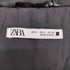 ザラ ZARA コントラスト パフジャケット シャイニー メンズ import:S