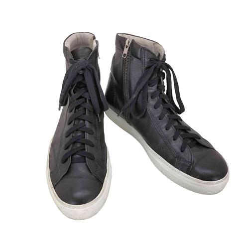 エーエムビー AmB レザーハイカットスニーカー メンズ 41