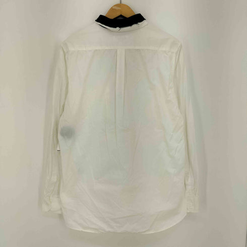 ヨウジヤマモトプールオム Yohji Yamamoto POUR HOMME 11ss 二枚襟 テールカット 比翼長袖シャツ メンズ JPN:3