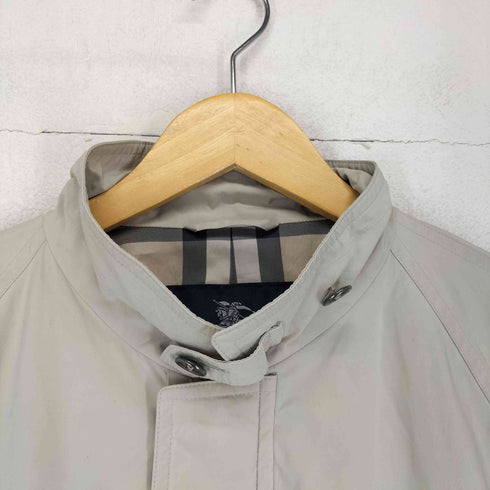 バーバリーロンドン BURBERRY LONDON 裏地ノバチェックスタンドカラージップコート メンズ M