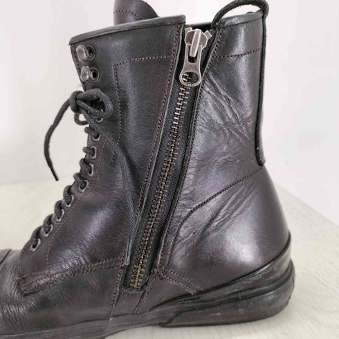 バルデセブンティセブン Varde77 RUBBER TRAMP LEATHER INFINITO LONG HOLE SNEAKER メンズ