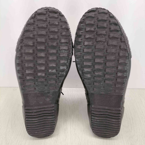 バルデセブンティセブン Varde77 RUBBER TRAMP LEATHER INFINITO LONG HOLE SNEAKER メンズ