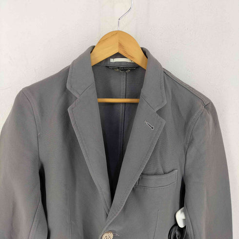 コムデギャルソンオムプリュス COMME des GARCONS HOMME PLUS AD2012 タイヤボタンポリ縮テーラードジャケット メンズ import:M