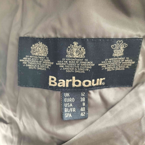 バブアー Barbour スタンド キルティングジャケット レディース UK:12